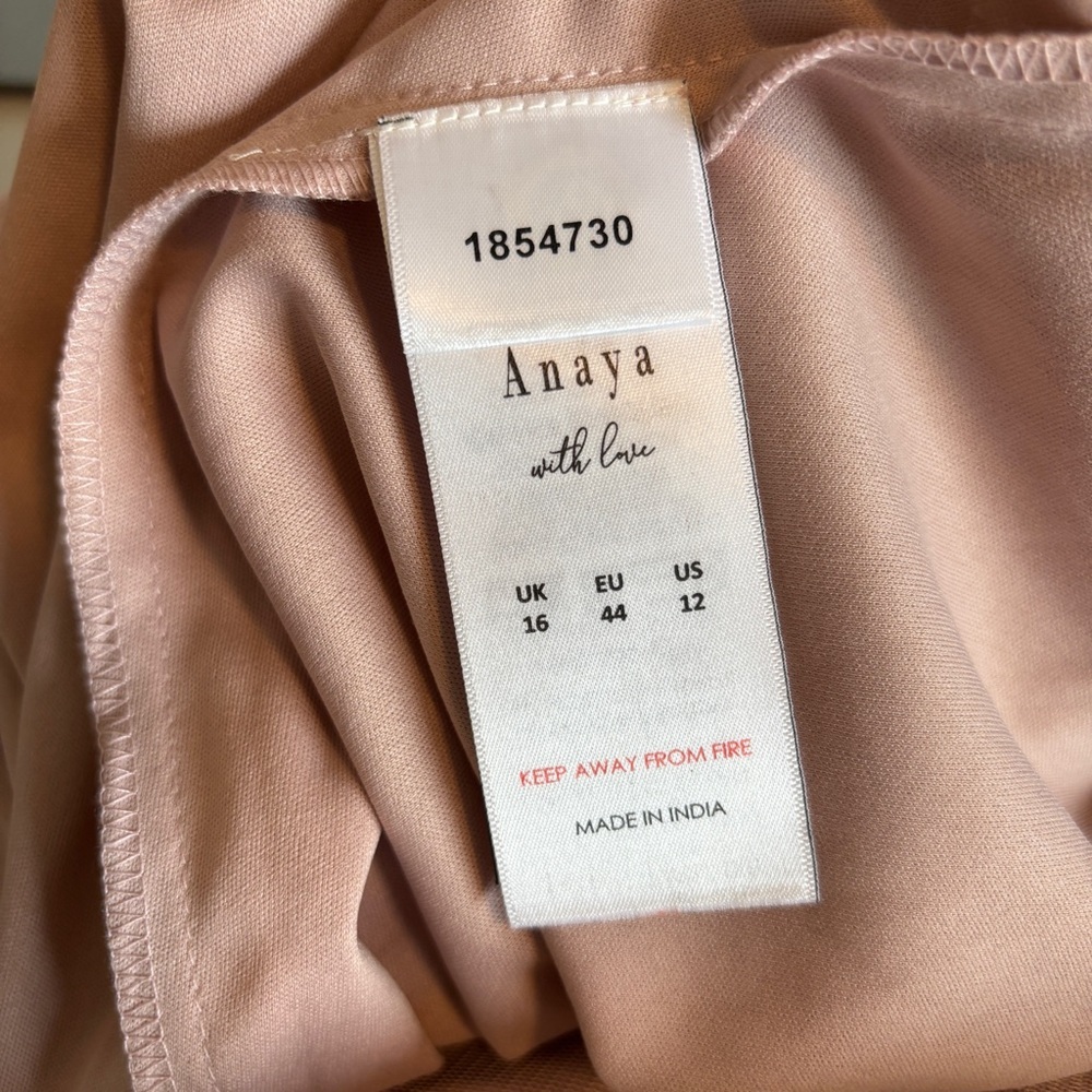 ASOS Anaya With Love pink Maxi Dress 12 NWT - Picture 12 of 13